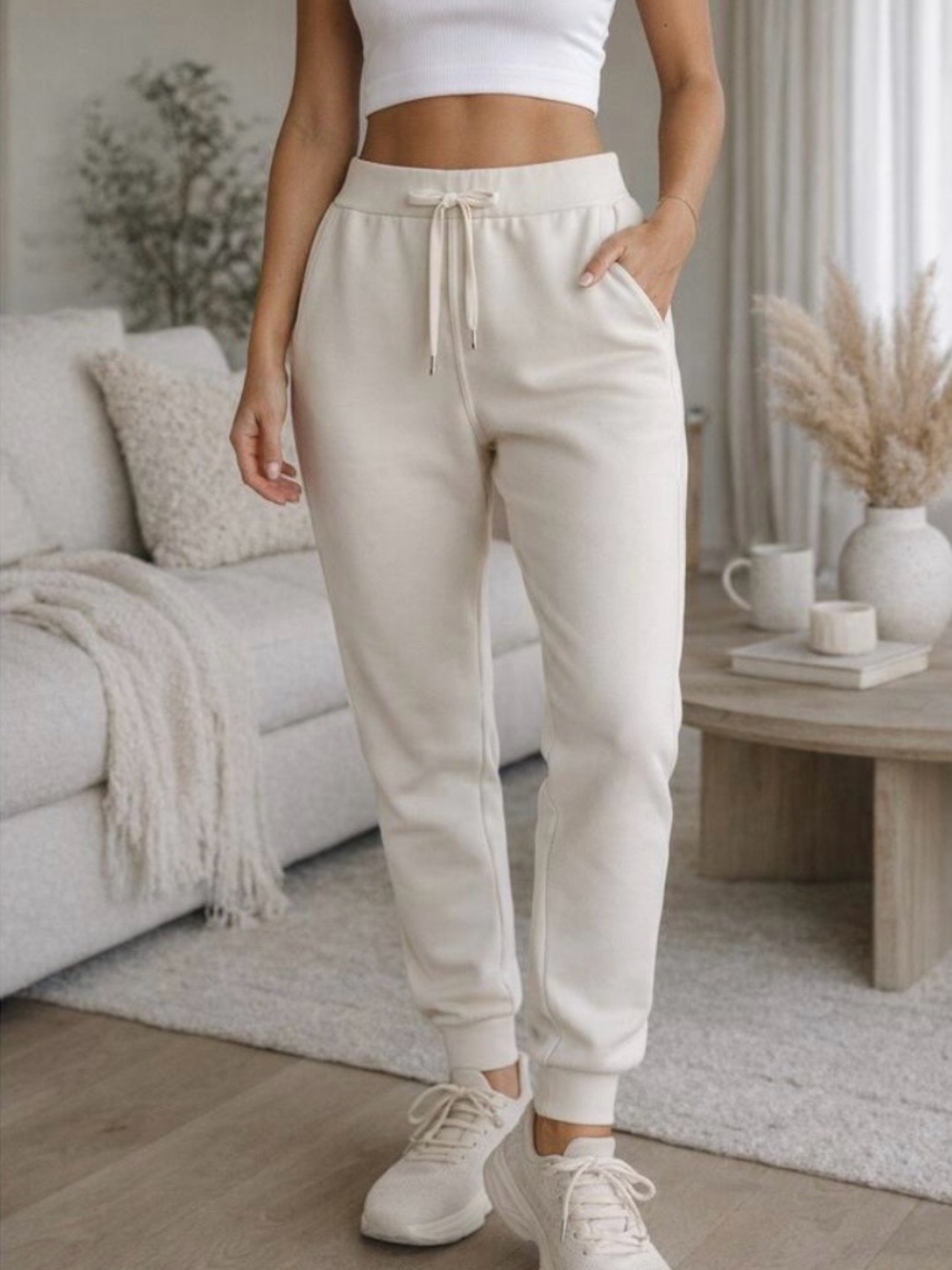 Calia Women’s Cream Jogger Pants—626-003